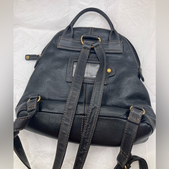 fOSSIL Leather Backpack with Front Pocket - Picture 7 of 9